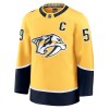 Maillot de Hockey Nashville Predators Fanatics Premium Roman Josi 2024-25 Jaune Domicile - Homme
